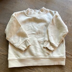Zara cream colored crewneck, 3T